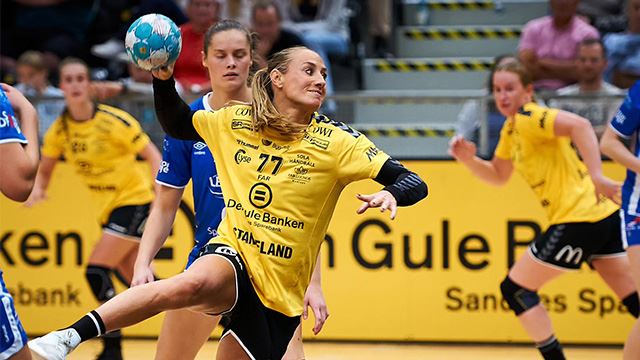 Camilla Herrem scoret elleve mål for Sola mot Bera Bera. 2023 Camilla Herrem Sola.jpg