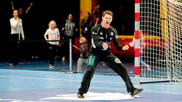 Lars Rismark var sentral i Kolstad seier. Foto: Robert Magnussen 20190403 Kolstad Rismark, Lars Foto Robert Magnussen.jpg