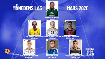 Månedens lag i REMA 1000-ligaen Menn mars