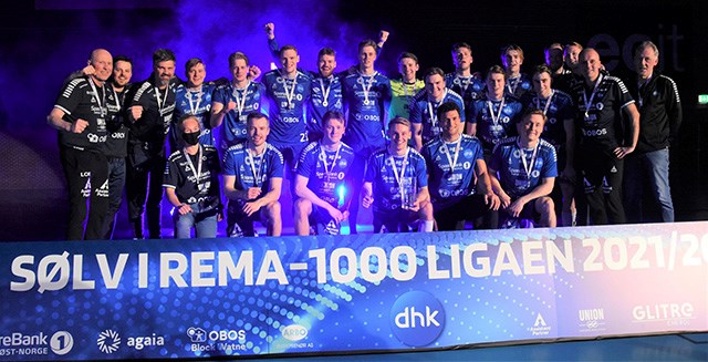 Drammen tok sølv i REMA 1000-ligaen 2021/22.