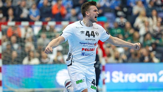 Thomas Solstad ble kåret til banens beste i hjemmekampen mot PSG. Elverum