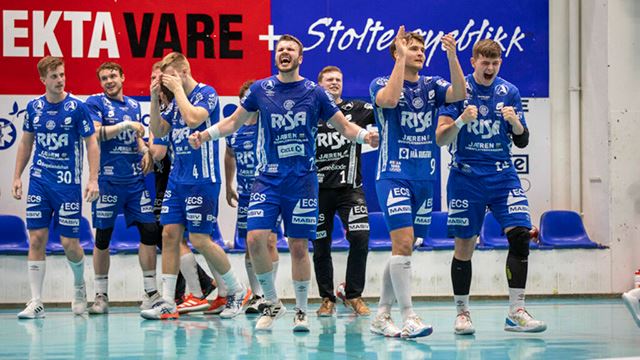 Nærbø har hatt en eventyrlig sesong i European Cup. Nærbø jubler for seier over Drammen HK i semifinalen i Eurupean Cup