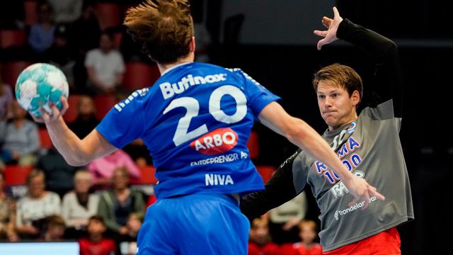 Drammen og Kolstad møtes igjen. Foto: Beate Oma Dahle / NTB 20220827-EHF-European-League-kvalifisering-Kolstad-drammen-Foto-Beate-Oma-Dahle-NTB.jpg