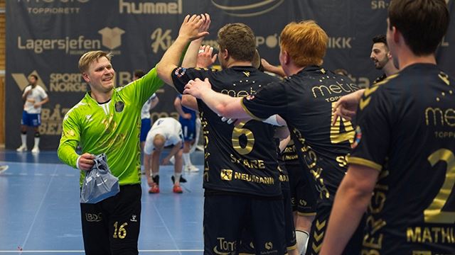 Målvakt Tord Vårdal er en av Bergen Håndballs nøkkelspillere. 2023 Tord Vårdal, Bergen.jpg