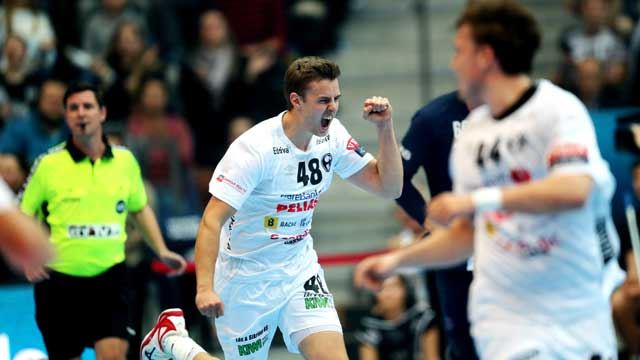 Sigvaldi Gudjónsson scoret 18 mål for Elverum. Bildet er fra en tidligere kamp. 20190928_Elverum_Gudjonsson,-Sigvaldi_640x360web_foto_NTB-scanpix.jpg
