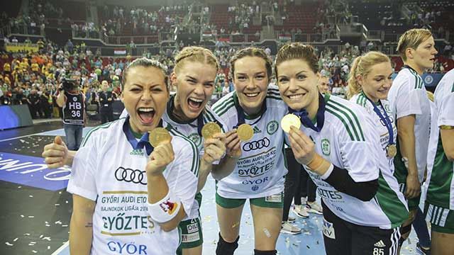 Gjør vant Champions League i 2019 20190512-CL-Györ-norske-vinnere.jpg