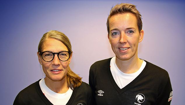 GItte Madsen-Kaarød og Kristine Lunde-Borgersen leder laget. 2019 Trenerteam LK04 kopi.jpg
