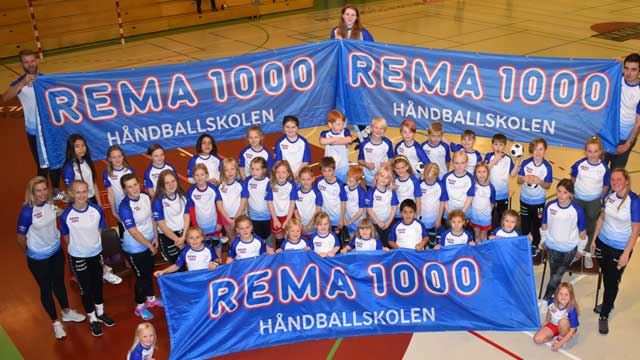 Illustrasjonsfoto fra REMA 1000 Håndballskolen