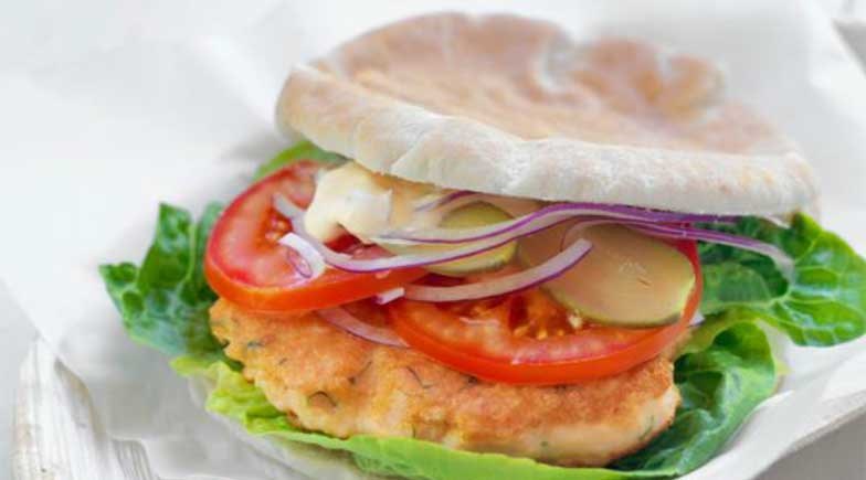 LERØY, Illustrasjonsbilde fiskeburger og wraps