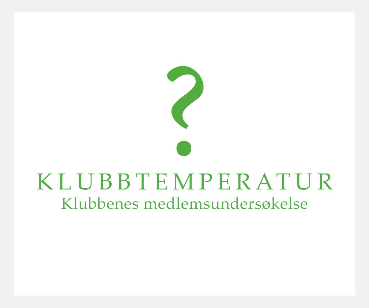 Link til klubbtemperatur-undersøkelsen