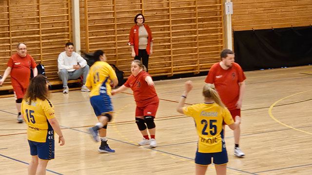 Kamp mellom Gausdal Unikum og Storhamar i helgens Hjerteligarunde. Foto: Thor Arnstein Berg Hjerteliga 1.jpg
