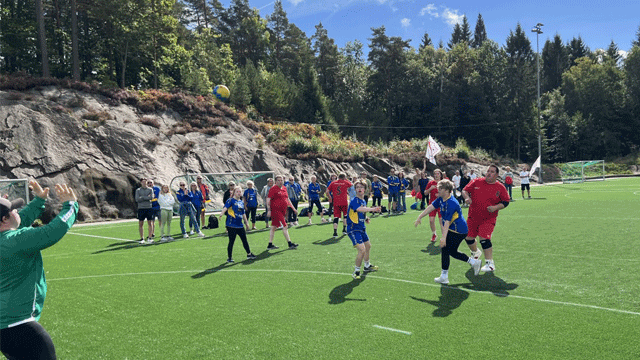 Gausdal Unikum tok sin første seier mot BHK Superteam i solskinnet i Kristiansand LT1.gif