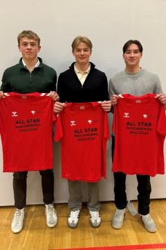 Allstar Team G20 - Fra Venstre: Eirik Vikdal, Brage Killi-Sareussen og Vetle Antonsen. Allstar Team G20 - Fra Venstre: Eirik Vikdal, Brage Killi-Sareussen og Vetle Antonsen.