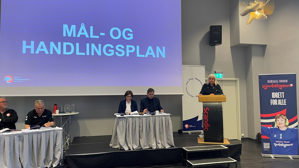 Inger Lise Augdal legger fram sak 7; Mål- og handlingsplan 2023-2026.