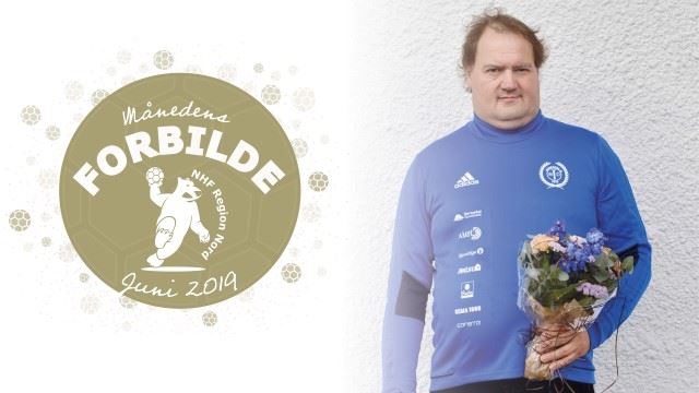 Geir Helge Heggset, altmuligmann i Surnadal-håndballen i en årrekke. Vårt forbilde i juni. (FOTO: Mari Vattøy) 2019_Manendens-forbilde_Juni.jpg