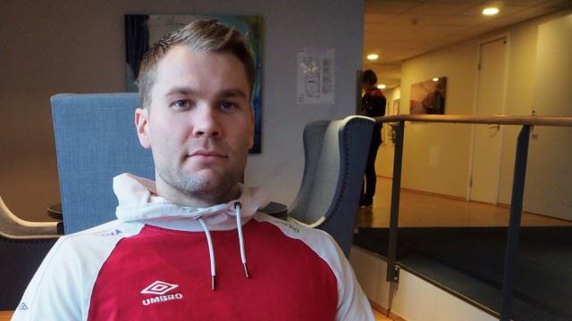 Petter Øverby i god gang igjen i bundesligaklubben sin og klar for sitt tredje mesterskap med Håndballgutta. (FOTO: Tore Sæther) PetterØ-2.jpeg