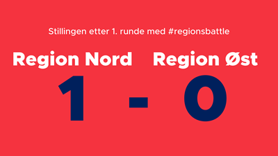 Region Nord vant første runde i Regionsbattle