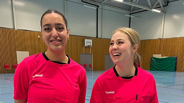 Tasnim Muhriz og Martine Sogn er et av fire dommerpar som har rykket opp Tasnim og Martine 640.jpg