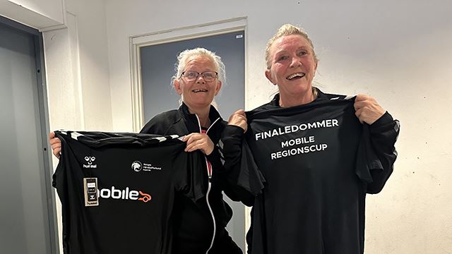 Finale Damer Senior 5.-6. div: Tone Tveter & Mette Mørk. Utvikler: Svein Olafsen Finale Damer Senior 5.-6. div: Tone Tveter & Mette Mørk. Utvikler: Svein Olafsen