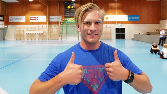 Sebastian Mikalsen slo til med beste resultat på Beep-testen. 240818_dommersamling_beep_vinner.jpg