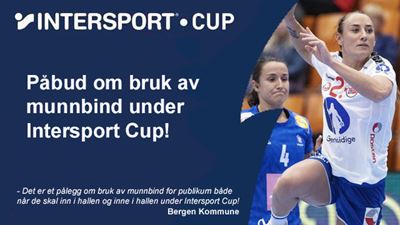 Påbud om munnbind-bruk i Intersport Cup