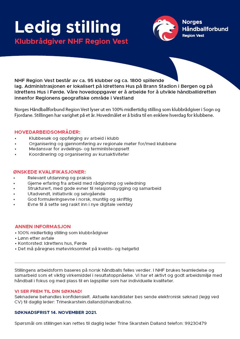 Ledig stilling - Klubbrådgiver NHF Region Vest.jpg
