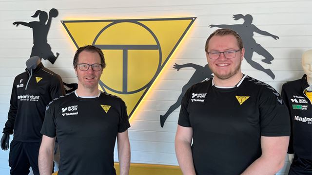 Daglig leder Christian Bugge og Sportslig leder Ole Jørgen Olsen os-turn-handball-front.jpg
